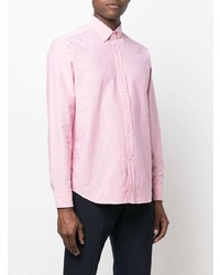 rosa Langarmhemd von Baracuta