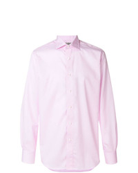 rosa Langarmhemd von Canali