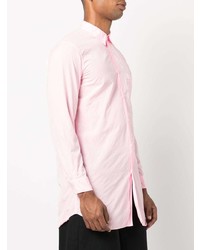 rosa Langarmhemd von Comme Des Garcons Homme Plus