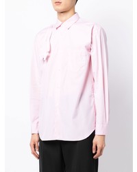 rosa Langarmhemd von Comme Des Garcons SHIRT