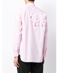 rosa Langarmhemd von Comme Des Garcons SHIRT