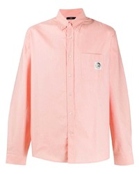 rosa Langarmhemd von Diesel