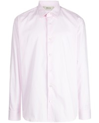 rosa Langarmhemd von Ermenegildo Zegna