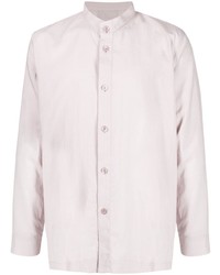 rosa Langarmhemd von Homme Plissé Issey Miyake
