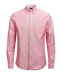rosa Langarmhemd von Jack & Jones