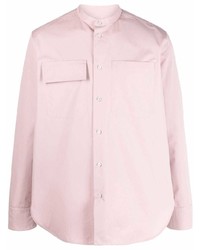 rosa Langarmhemd von Jil Sander