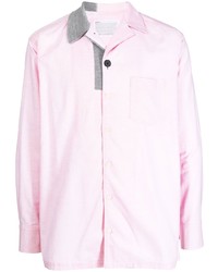 rosa Langarmhemd von Kolor