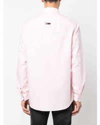 rosa Langarmhemd von Tommy Jeans