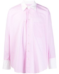 rosa Langarmhemd von Magliano