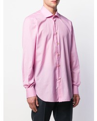 rosa Langarmhemd von Kiton