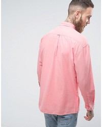 rosa Langarmhemd von Asos