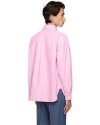 rosa Langarmhemd von Recto