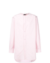 rosa Langarmhemd von Raf Simons
