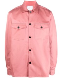 rosa Langarmhemd von Sacai