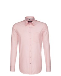 rosa Langarmhemd von Seidensticker