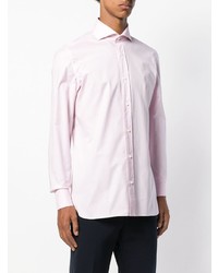 rosa Langarmhemd von Borrelli