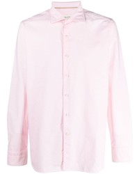 rosa Langarmhemd von Tintoria Mattei