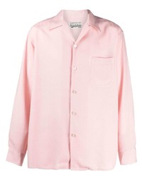 rosa Langarmhemd von Wacko Maria