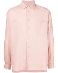rosa Langarmhemd von YMC