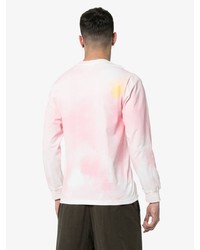 rosa Mit Batikmuster Langarmshirt von 032c