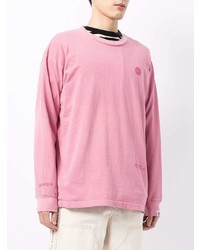 rosa Langarmshirt von AAPE BY A BATHING APE