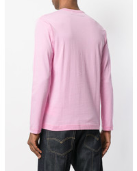 rosa Langarmshirt von Comme Des Garcons SHIRT