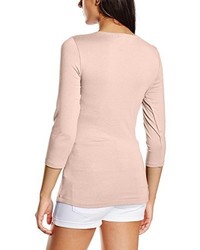 rosa Langarmshirt von Fransa