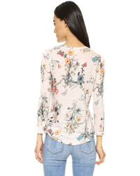 rosa Langarmshirt von Rebecca Taylor