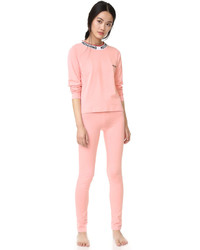 rosa Langarmshirt von Moschino