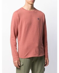 rosa Langarmshirt von Stone Island