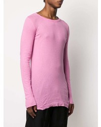 rosa Langarmshirt von Rick Owens