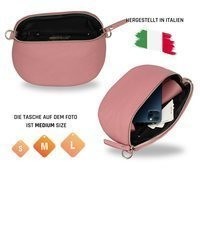 rosa Leder Bauchtasche von Adel Bags