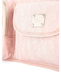 rosa Leder Bauchtasche von Christian Dior Vintage
