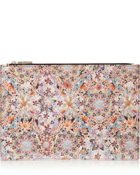 rosa Leder Clutch mit Blumenmuster von Tabitha Simmons