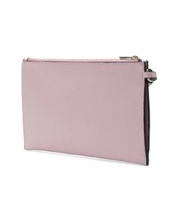 rosa Leder Clutch von Furla