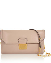 rosa Leder Clutch von Miu Miu