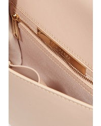 rosa Leder Clutch von Eddie Borgo