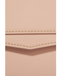 rosa Leder Clutch von Eddie Borgo