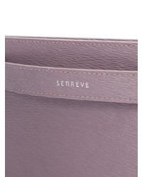 rosa Leder Clutch von Senreve