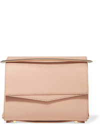 rosa Leder Clutch von Eddie Borgo