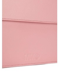 rosa Leder Clutch von MM6 MAISON MARGIELA