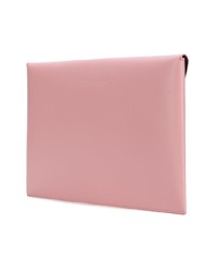 rosa Leder Clutch von MM6 MAISON MARGIELA