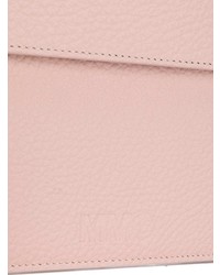 rosa Leder Clutch von MM6 MAISON MARGIELA