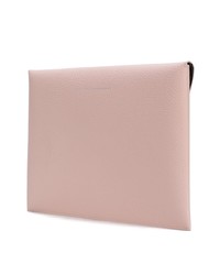 rosa Leder Clutch von MM6 MAISON MARGIELA