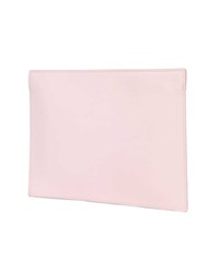 rosa Leder Clutch von Kenzo