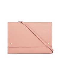 rosa Leder Clutch von Burberry