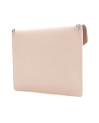 rosa Leder Clutch von Lancaster