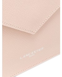 rosa Leder Clutch von Lancaster