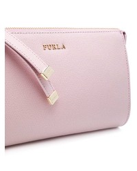 rosa Leder Clutch von Furla