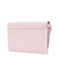 rosa Leder Clutch von Furla